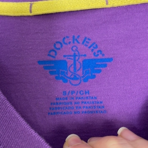 Dockers contrasting stripes unisex long sleeve top - Picture 5 of 6